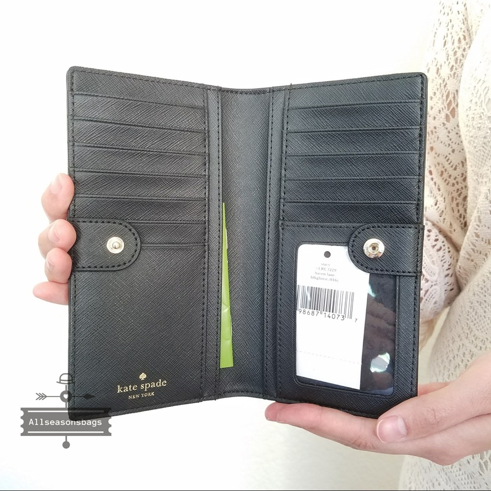 Kate spade NY Stacy HANI Haven Wallet stripe NWT - Picture 3 of 6